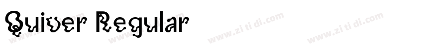 Quiver Regular字体转换 Quiver Regular字体转换